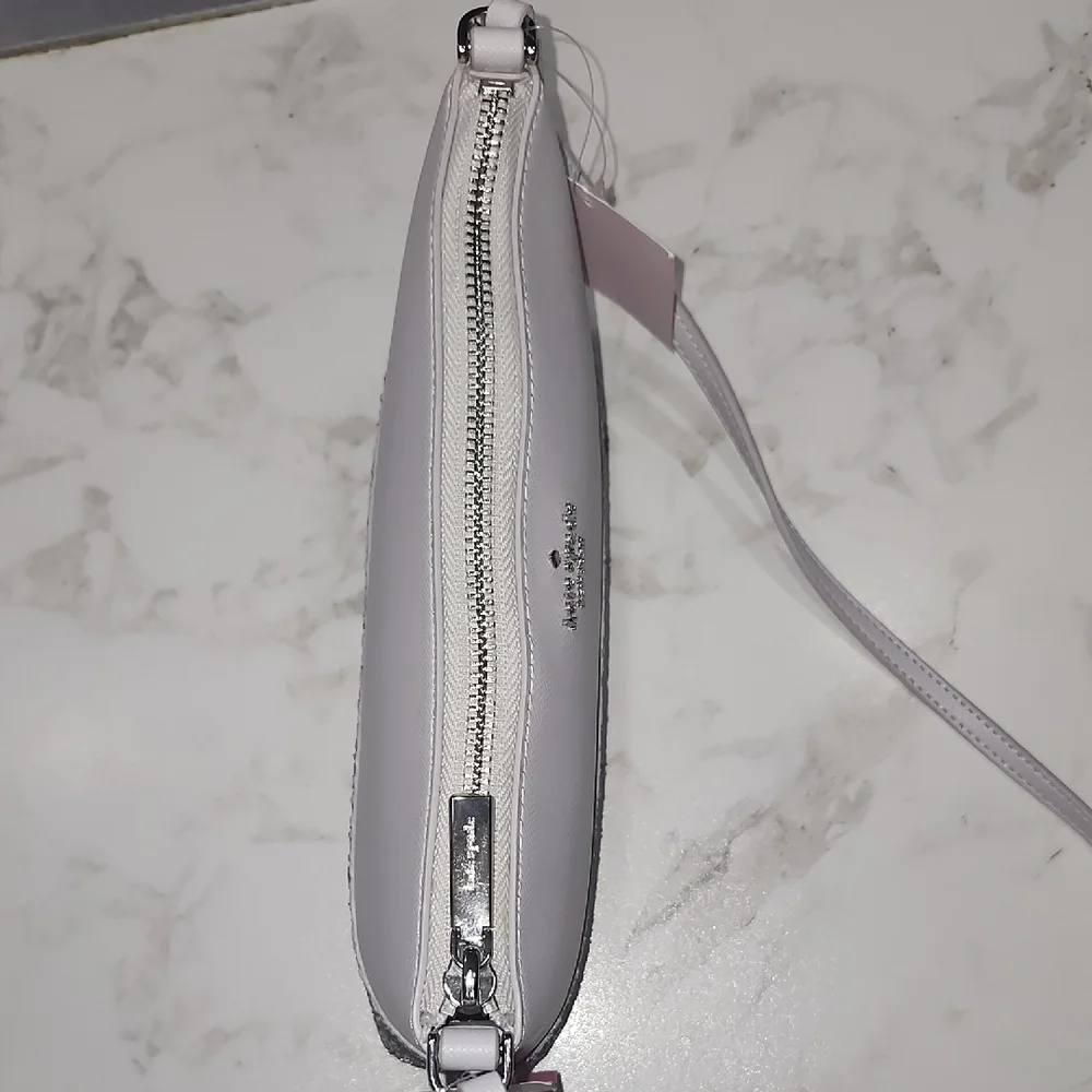 ☆Sale☆ Kate Spade New York Flash Glitter Crossbody Grey/ Silver - Picture 11 of 11